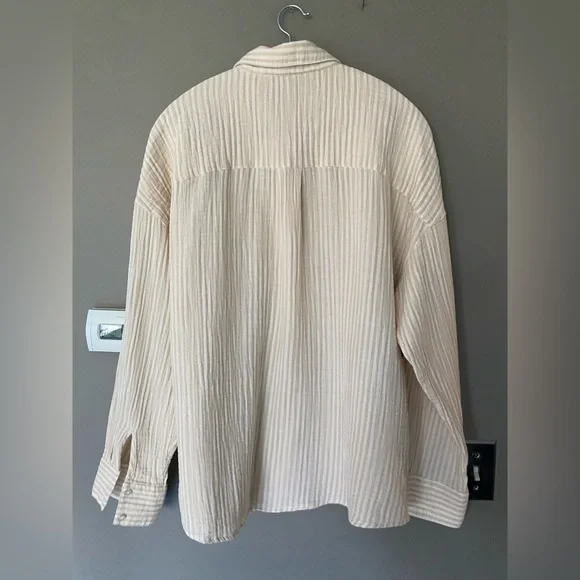 FAVORITE DAUGHTER Matching Set Ex Boyfriend Shirt & The Beach Walk Pant Size L - Picture 14 of 16